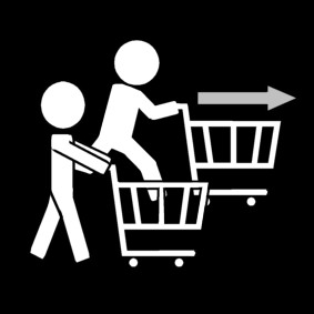 shopping cart: run